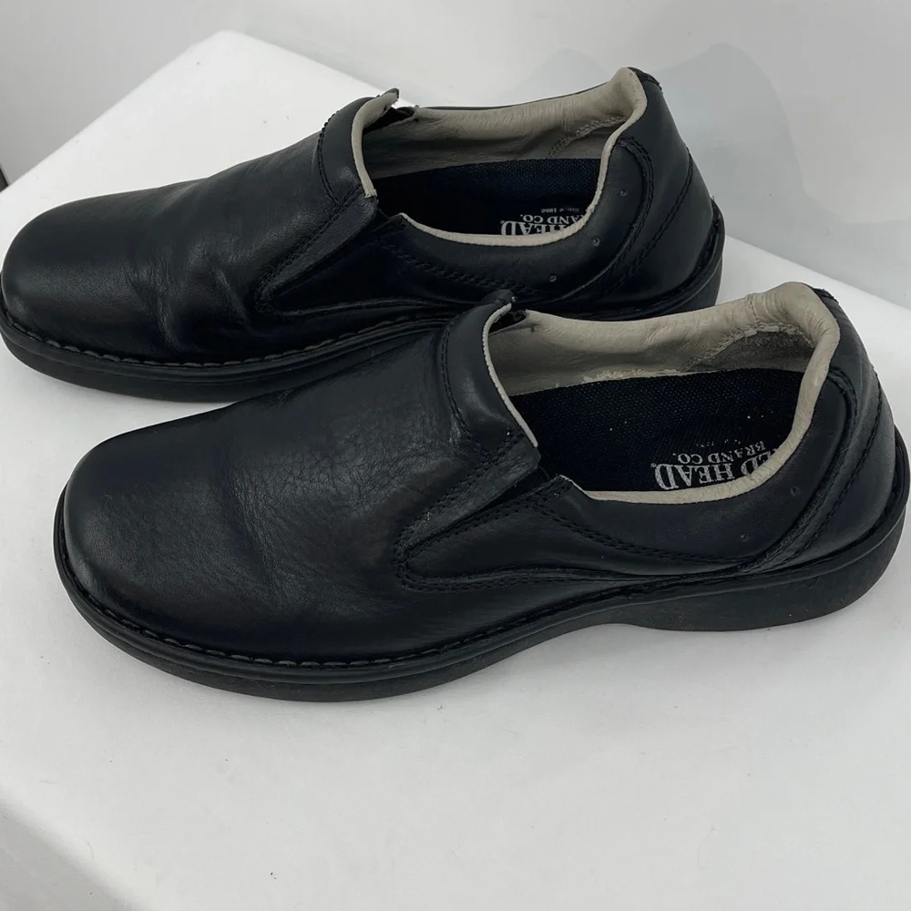 RedHead Men's Classic Black LEATHER Loafers SIZE 11M